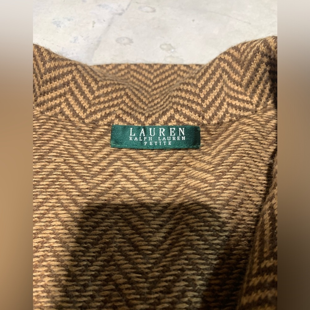 Lauren Ralph lauren petite cardigan brown - Picture 4 of 13